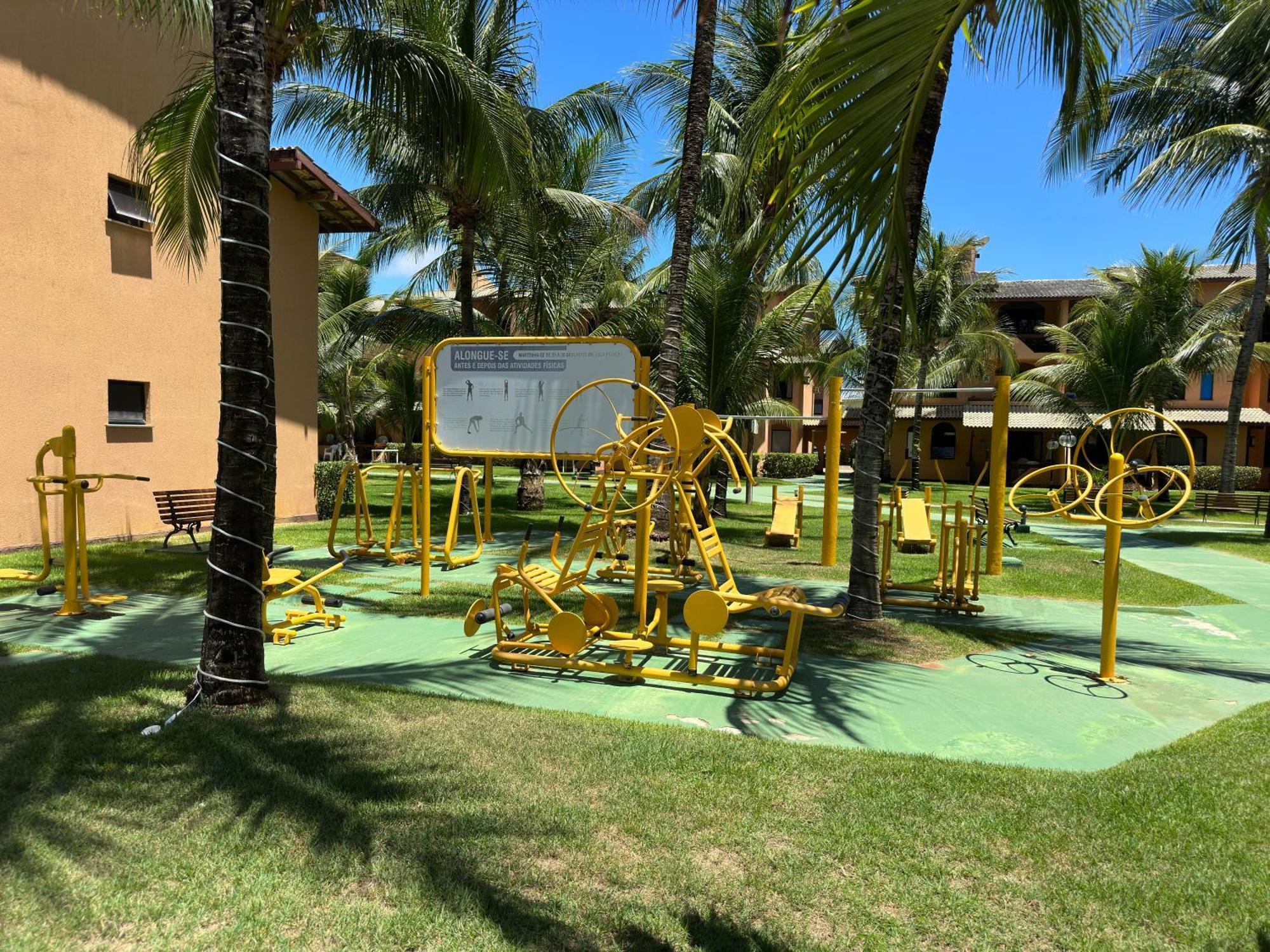 Flat Guarajuba 4 Quartos Terreo A Beira Mar - Pe Na Areia - Governanca Com Arrumadeira E Wi Fi Inclusos Camassari 외부 사진