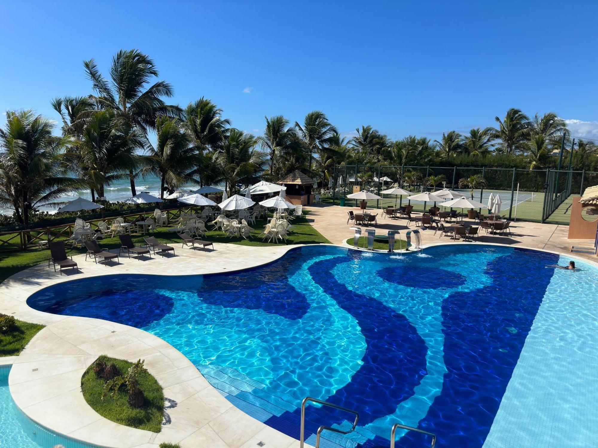 Flat Guarajuba 4 Quartos Terreo A Beira Mar - Pe Na Areia - Governanca Com Arrumadeira E Wi Fi Inclusos Camassari 외부 사진