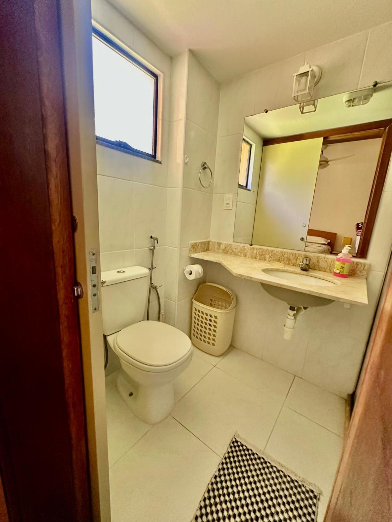 Flat Guarajuba 4 Quartos Terreo A Beira Mar - Pe Na Areia - Governanca Com Arrumadeira E Wi Fi Inclusos Camassari 외부 사진